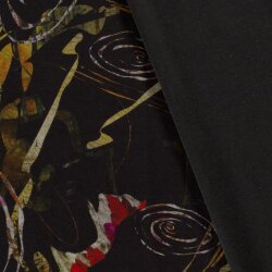 Polyester Viskose Mix Discharge-Druck Abstract - FARBE