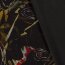 Polyester Viskose Mix Discharge-Druck Kringelmusterr - schwarz