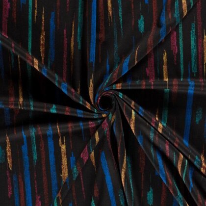 Polyester Viskose Mix Discharge-Druck Abstract - FARBE