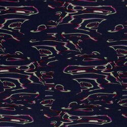 Polyester Viskose Mix Discharge-Druck Abstract - FARBE