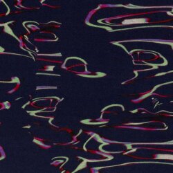 Polyester Viskose Mix Discharge-Druck Abstract - FARBE