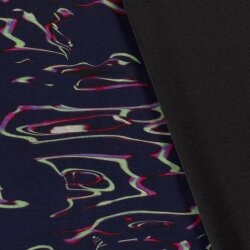 Polyester Viskose Mix Discharge-Druck Abstract - FARBE