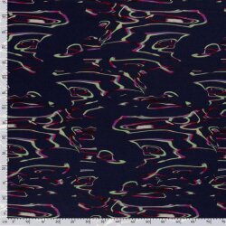 Polyester Viskose Mix Discharge-Druck Abstract - FARBE