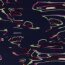 Polyester Viskose Mix Discharge-Druck Abstract - FARBE