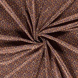 Polyester Viskose Mix Discharge-Druck DIAMONDS - FARBE