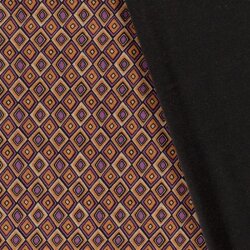 Polyester Viskose Mix Discharge-Druck DIAMONDS - FARBE