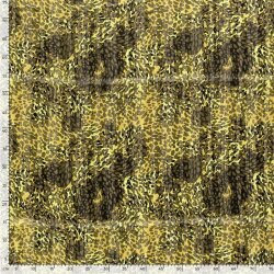 Chiffon Lurex Wellen Leo - kiwi