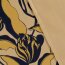 Viskosejersey abstrakte Blume - beige