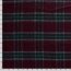 Jacquard Gebürstet Karomuster - dunkelrot