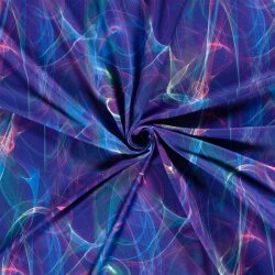 Funktionsjersey Sportswear Digital bunte Lichter - blaulila