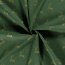 Baumwollpopeline Foliendruck springende Hirsche - tannengrün