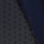 Baumwollpopeline Foliendruck Weihnachtsfächer - dunkelblau