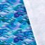 Wintersweat  Digital Wasserfarben - türkis