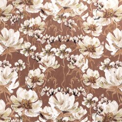 Dekostoff Samt-Optik Digital FLOWERS