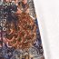 Dekostoff Samt-Optik Digital Blumen Patchwork - rot