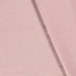 Baumwollpopeline garngefärbt Vichy Karo 2mm - antikpink
