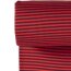 Strickbündchen X RIB Streifen - weinrot/dunkelweinrot