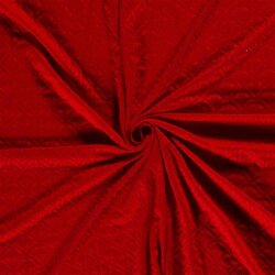 Strickjacquard Dreiecke - rot