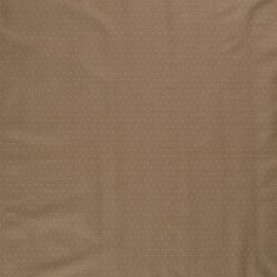 Bengaline Jacquard kleine Punkte - hellbraun