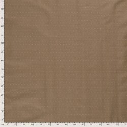 Bengaline Jacquard kleine Punkte - hellbraun