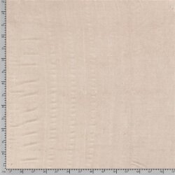 Samt _Feincordjersey - hellbeige
