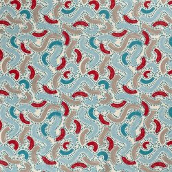 Dekostoff Leinen-Optik SCRIBBLY