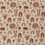 Interieurstoff Leinen-Optik FOREST ANIMALS
