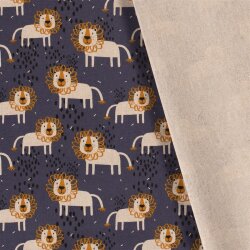 Interieurstoff Leinen-Optik LIONS