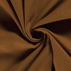 Waffelpiqué *Marie* 2mm Uni - karamell
