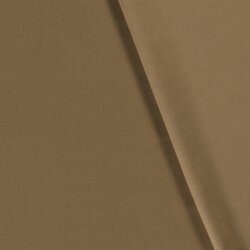 Stretch Baumwollsatin *Marie* Uni - rehbraun
