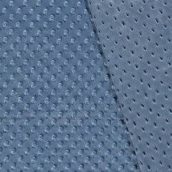 Minky Fleece *Marie* Uni - jeansblau
