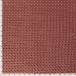 Minky Fleece *Marie* Uni - soft ziegelrot