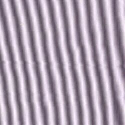 Baumwollpopeline 1,2mm Streifen - lila/weiss