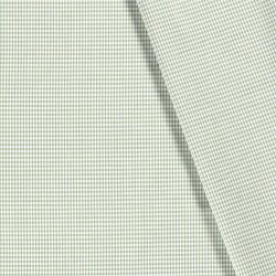 Baumwollpopeline garngefärbt Vichy Karo 2mm - antikmint