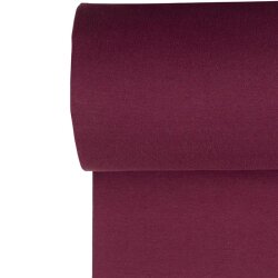Strickbündchen *Gaby* BIO~Organic - dunkelmagenta