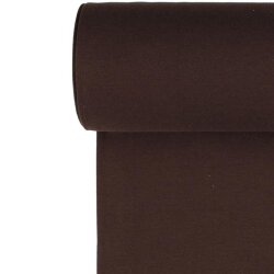 Strickbündchen *Gaby* BIO~Organic - kaffeebraun