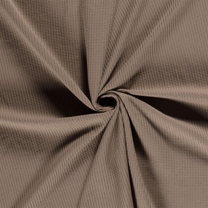 Waffeljersey *Marie* - soft taupe