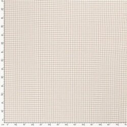 Baumwolljersey Mini Kariert - beige