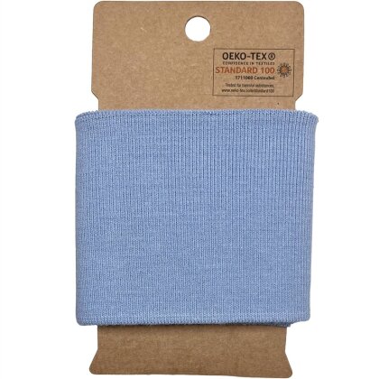 Bündchen Boord Cuffs Uni - helljeansblau