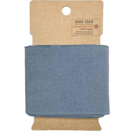 Bündchen Boord Cuffs Uni - indigoblau