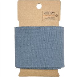 Bündchen Boord Cuffs Uni - indigoblau