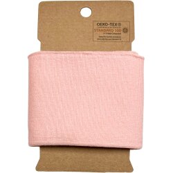 Bündchen Boord Cuffs Uni - hellrosa