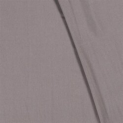 Viskose Crêpe Plain Uni - kieselgrau