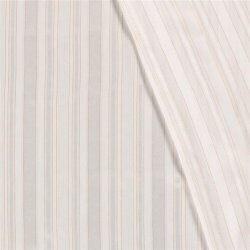 Chiffon Damast Lurex Streifen - creme