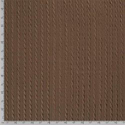 Strickstoff Seilmuster - oliv