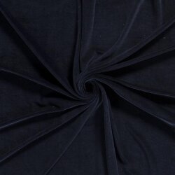 Samt_Feincordjersey - dunkelblau