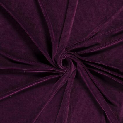 Samt_Feincordjersey - burgund