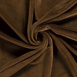 Samt_Feincordjersey - olivbraun