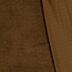 Samt_Feincordjersey - olivbraun