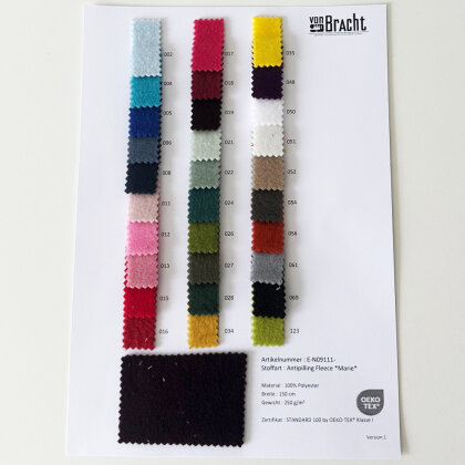 Musterkarte - Antipilling Fleece *Marie*